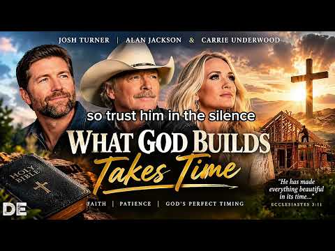 🎵 What God Builds Takes Time – Gospel Lyrics Video | Josh Turner ft. Alan Jackson & Carrie Underwood