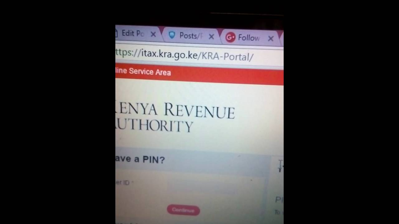 How to reset your KRA pin on iTax Kenya YouTube