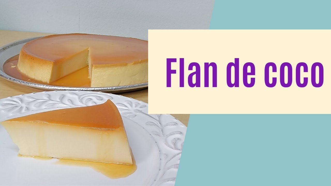 Flan de coco