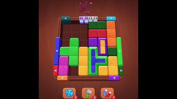 Wood Away Block Puzzle Level 64 Walkthrough #games #gaming #blockpuzzlegame