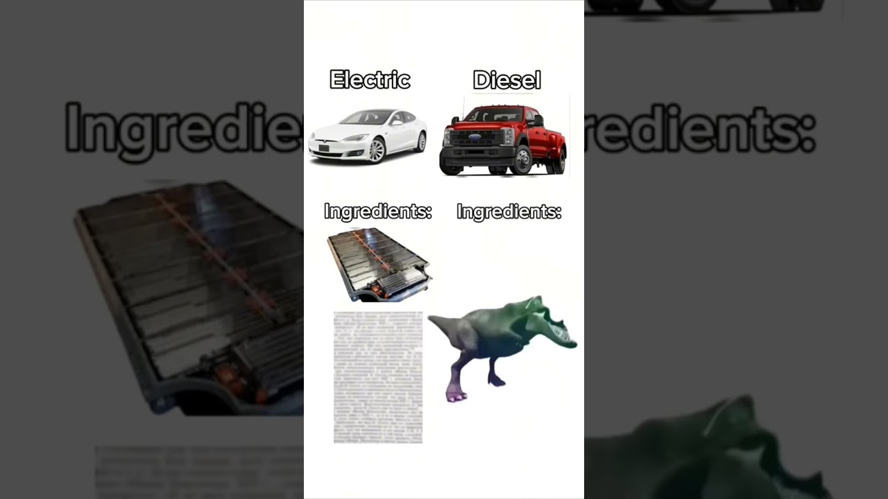 Electric vs diesel car 