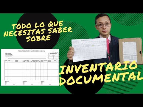 Video: Cómo Elaborar Un Inventario De Documentos