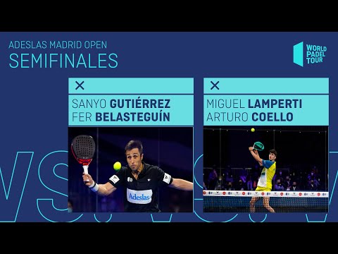 Resumen Semifinal Sanyo/Bela Vs Lamperti/Coello Adeslas Madrid Open 2021