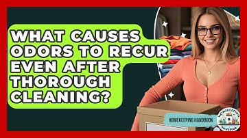 What Causes Odors To Recur Even After Thorough Cleaning? - Homekeeping Handbook