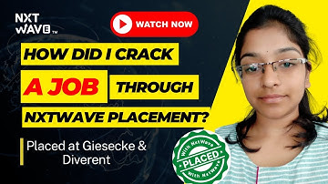 Nxtwave Placement Review[English]: How I got a job with Nxtwave | Aug-2023