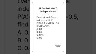 Can You Solve This AP Stats MCQ?