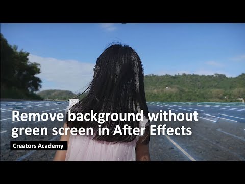 How to remove background without green screen in After Effects