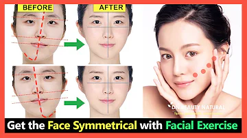 Easy 4 Steps!! Get a Symmetrical Face with Facial Exercise. Fix asymmetrical face naturally.