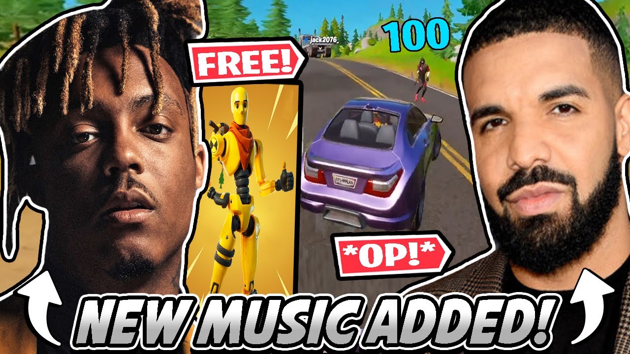 Streamers Use The New Cars Get A Free Skin Juice Wrld Drake Fortnite Funny Epic Moments Youtube