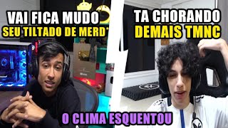 TRETA! BAK E FLUPY BRIGAM FEIO EM LIVE - ELE ENCAROU O CAPITÃO DA FLUXO