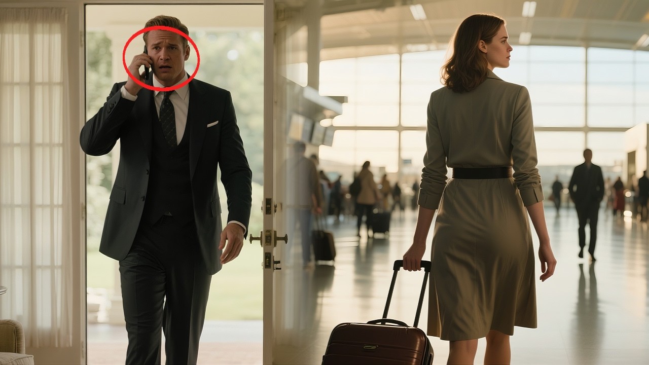 He came home after getting his marriage with his first love.The butler,