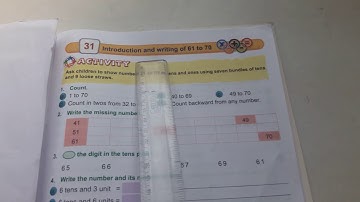 Mathematics,Std 1st|Topic- Introduction &writing of 61 to 70 |English Medium|Maharashtra State Board