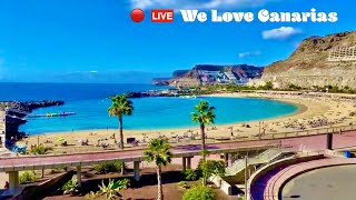 Gran Canaria Live 🔴 امروز کاوش در ساحل آمادورس و پورتوریکو