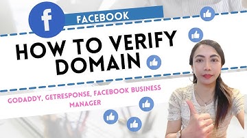 How to verify your domain in Facebook Business Manager with GetResponse landing page