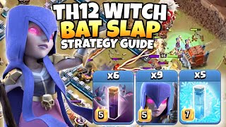 CRUSH ANY BASE! TH12 Witch Bat Slap Attack Strategy | Best TH12 Attack Strategies in Clash of Clans