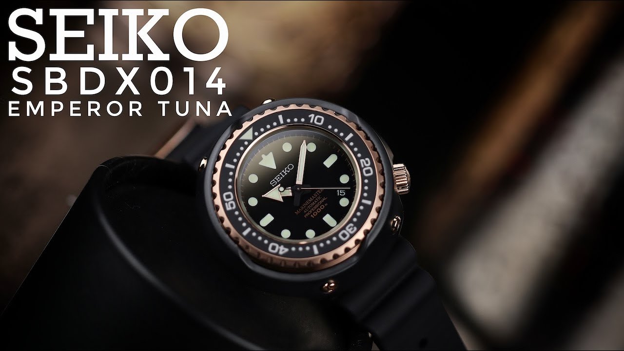 Seiko Emperor Tuna SBDX014 - 1000 Meter Dive Watch! - YouTube