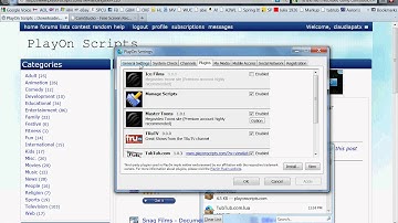 How to install PlayOn scripts( in win7).avi