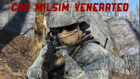 Fallout 4 Mod Review, COD Milsim Venerated Skin