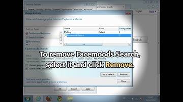 Uninstall Facemoods Search- Explorer
