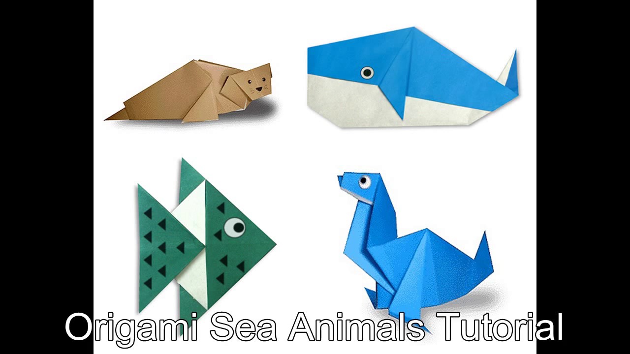 Easy origami animals sea gull - mumurocket