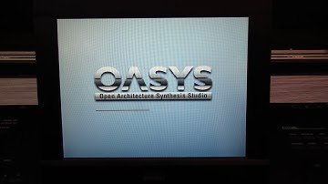 Korg Oasys 88 boot up video