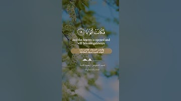 " إن يوم الفصل كان ميقاتا " || سورة النبأ [ 17 : 25 ] ~ القارئ أحمد النفيس