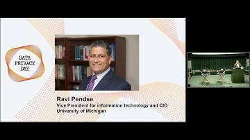 2019 Privacy@Michigan - Ravi Pendse