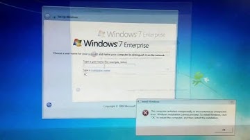 Windows Completing Installation Error | Windows setup error during installation of Windows