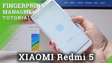 How to Add Fingerprint in XIAOMI Redmi 5 - Fingerprint Lock