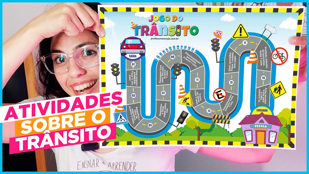 Jogo de Tabuleiro Trânsito