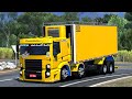 CRUZANDO MARCHA NO BOBZÃO 24.280 BITRUCK QUALIFICADO NA CÂMARA FRIA!! VOLANTE G27!!