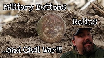 Military Buttons, Relics, and Civil War Bucket Lister Found Metal Detecting!!!