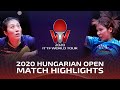 Han Ying vs Miu Hirano | 2020 ITTF Hungarian Open Highlights (1/4)