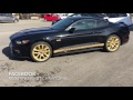 Mustang gt black and gold