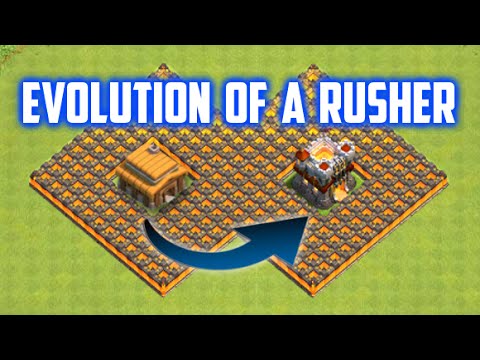 clash of clans evolution of a rusher true tale of clash achievery