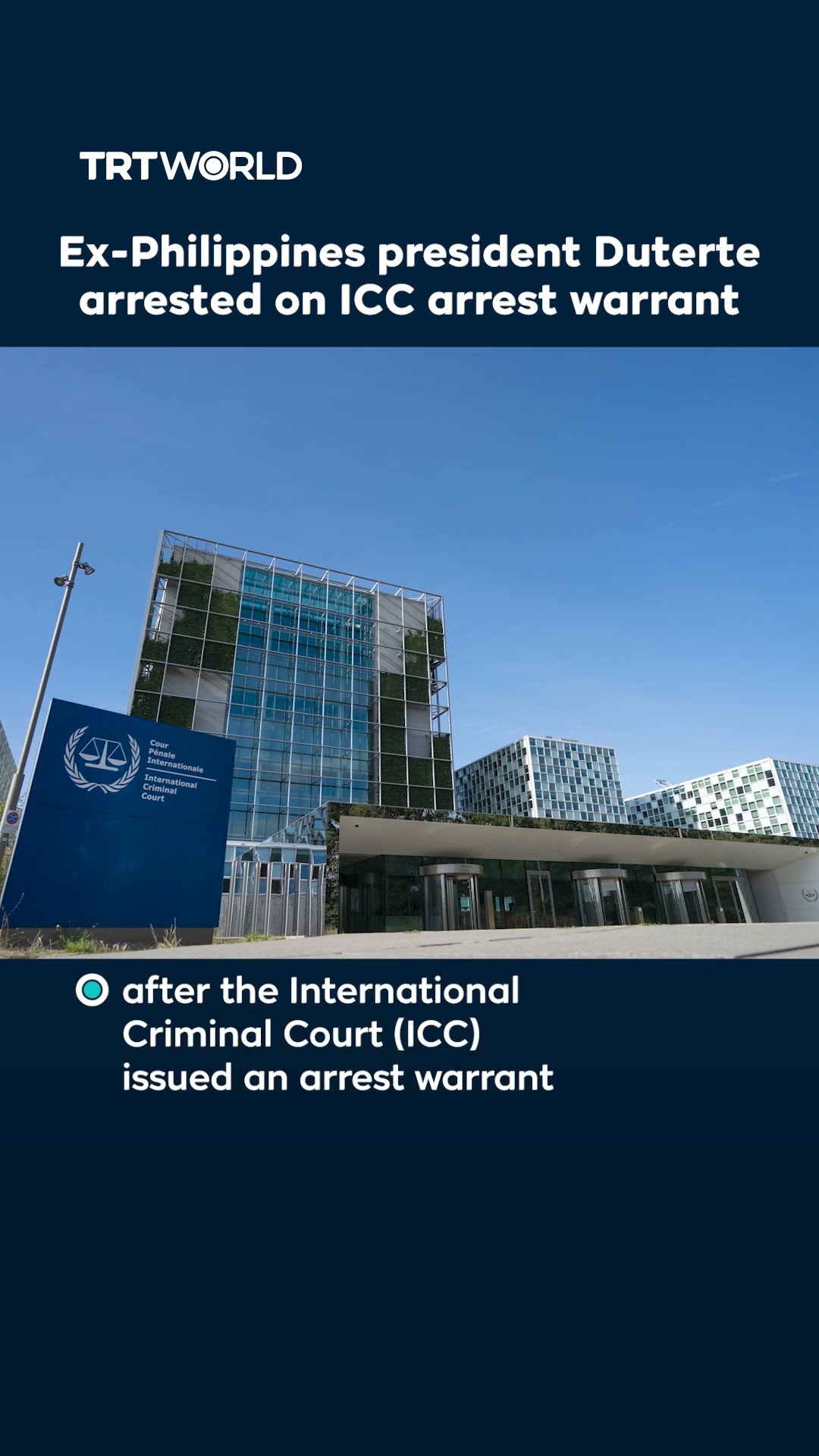Ex-Philippines president Duterte arrested on ICC arrest warrant
