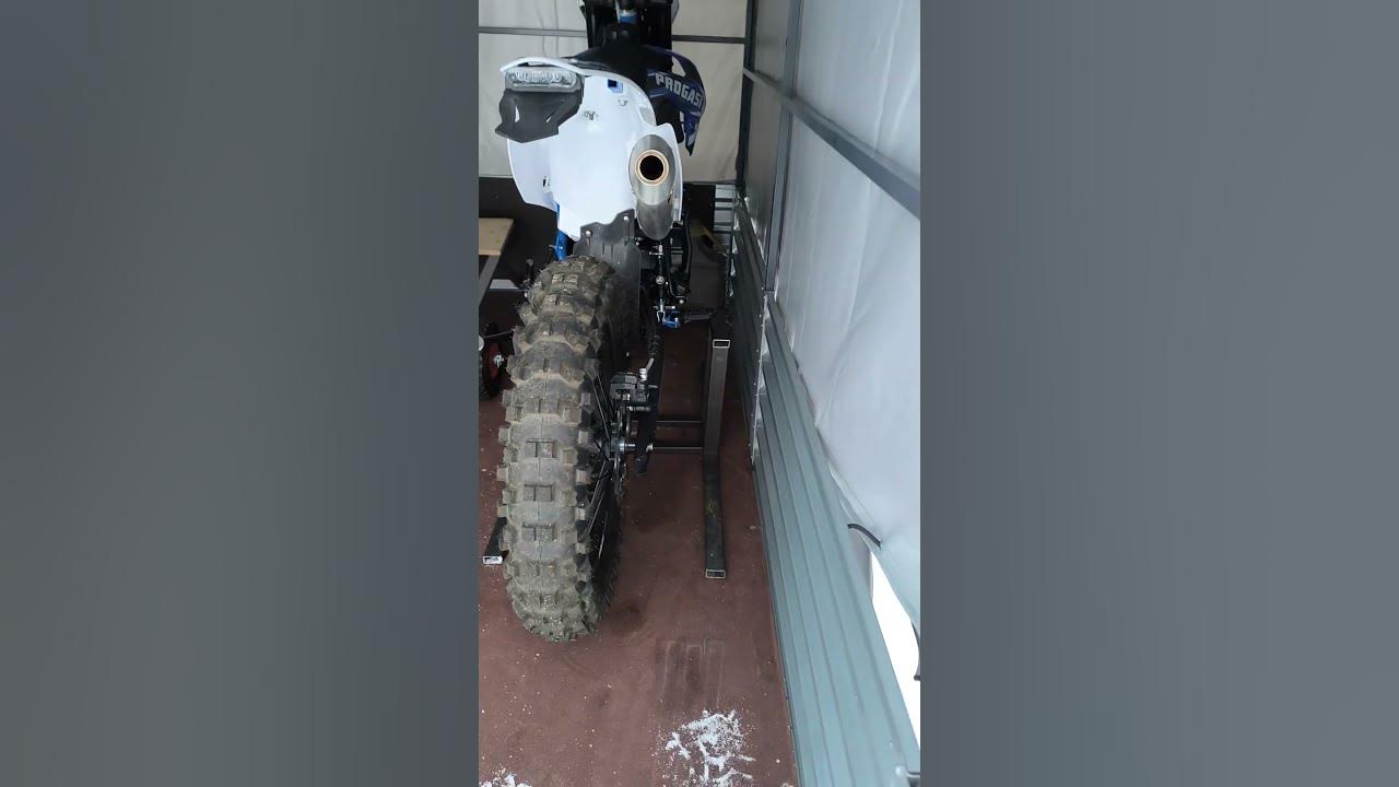 Крепление для перевозки мотоцикла! - YouTube