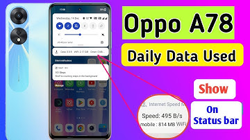 Oppo a78 me daily Usage data kaise Show Kare | How to show Usage data Setting in Oppo a78 | Oppo a78