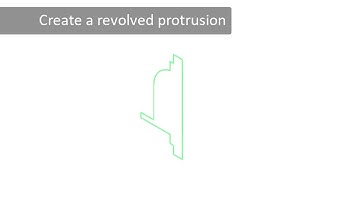 Create a revolved protrusion