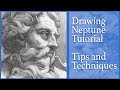 Sharing My Sketching Tips and Techniques While Drawing Neptune