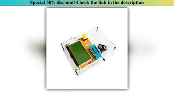 Discount Diode Triode Capacitance ESR Meter MOS PNP LCR-T4 Transistor Tester LCD Display Mega328 Tra