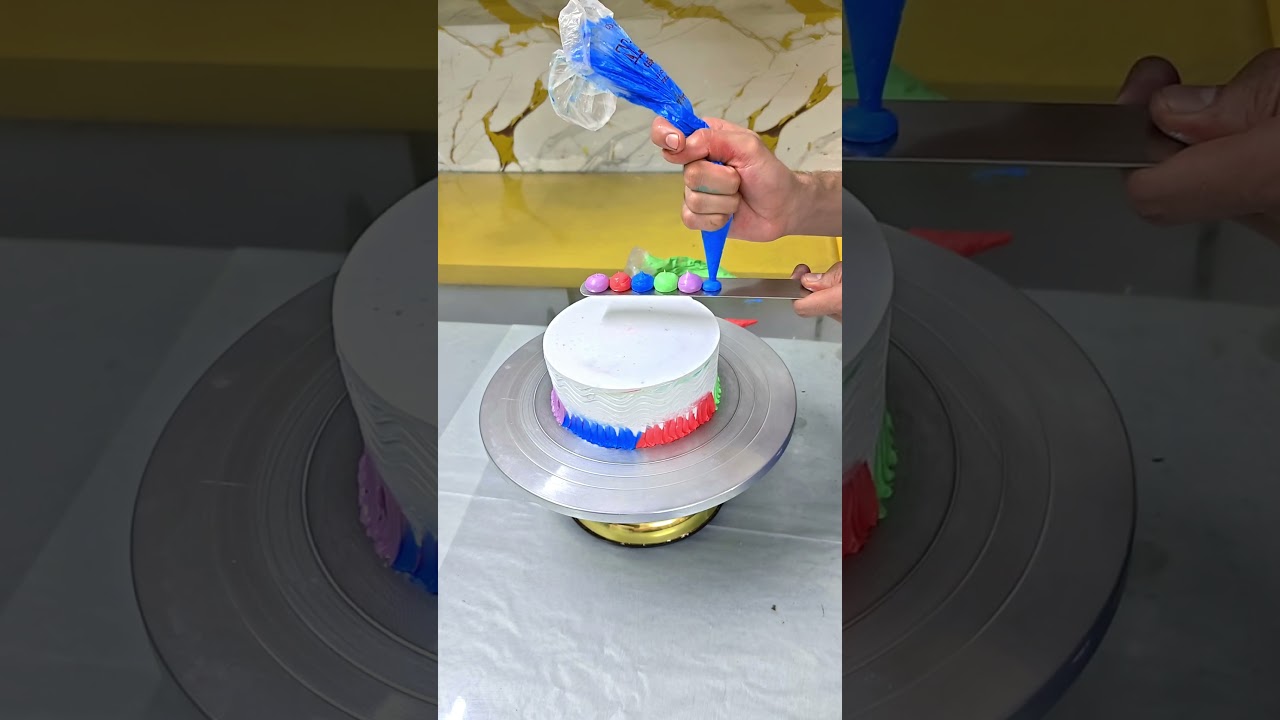 Multi Colour Full Cake Design 