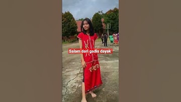 salam dari Kalimantan gadis Dayak ya besti
