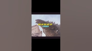Day in the Life Of Godzilla #monsterverse #godzilla #kaiju #funny #memes #toho #gojira #shorts