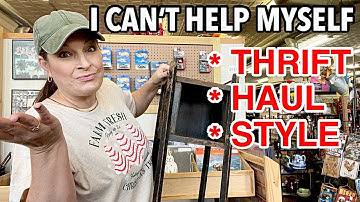 I CAN’T HELP MYSELF… Thrift With Me + Vintage Thrift Haul & Cozy Thrift find Styling!