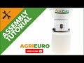 Agrieuro ag004 electric cereal grain mill 1120 w electric motor  15 hp  230v  assembly tutorial