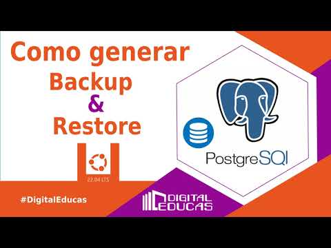 Cómo generar backup y restore en la base de datos Postgresql con pgdump y psql en ubuntu 22.04