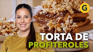 TORTA de PROFITEROLES  ¡UNA BOMBA! de la mano de Estefanía Colombo | El Gourmet