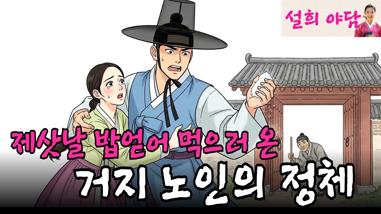 제삿날 밥 얻어먹으러 온 거지 노인, 내쫓으려다 며느리가 보니 돌아가신 조상님    야담 전설 민담 옛날이야기 수면동화 오디오북