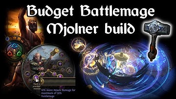 Battlemage Mjolner starter build guide for early-mid Atlas progression - Path of Exile (3.13 Ritual)
